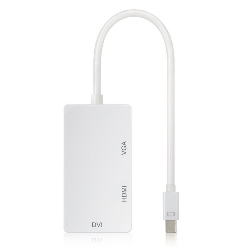 Перехідник mini DisplayPort (адаптер) China HDMI/VGA/DVI, FHD 1080p Перехідник mini DisplayPort (адаптер) China HDMI/VGA/DVI, FHD 1080p
