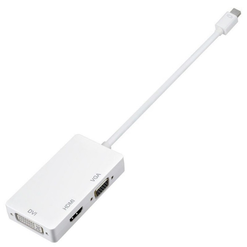 Перехідник mini DisplayPort (адаптер) China HDMI/VGA/DVI, FHD 1080p Перехідник mini DisplayPort (адаптер) China HDMI/VGA/DVI, FHD 1080p