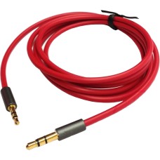 Кабель AUX (аудіокабель) China AUX Audio TRS M/M Premium 1,2 м червоний