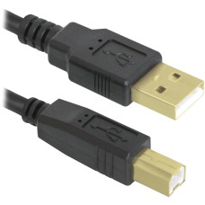 USB-кабель (кабель USB) Defender USB04-10PRO 3 м чорний