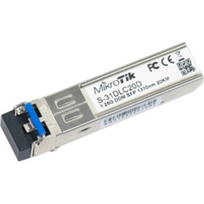SFP-трансівер (інтерфейсний модуль) MikroTik S-31DLC20D 1.25G, 20 км