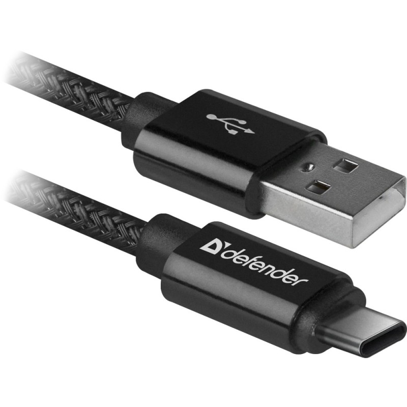 Кабель USB (USB-провід) Defender 09-03T PRO 1 м, чорний