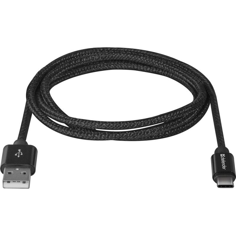 Кабель USB (USB-провід) Defender 09-03T PRO 1 м, чорний