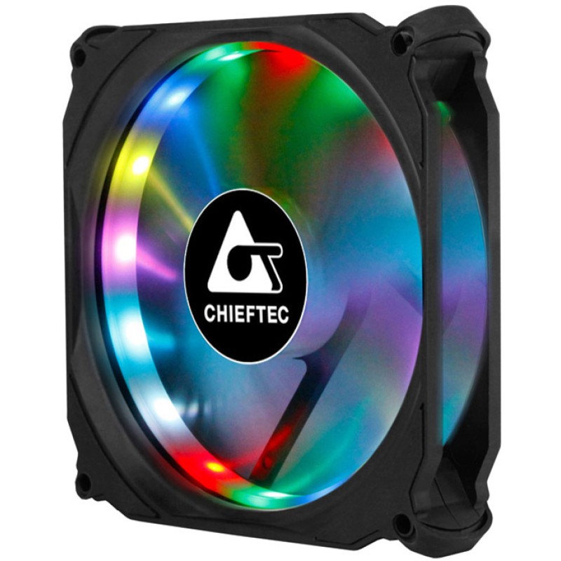Вентиляторы для корпуса (корпусные вентиляторы) Chieftec Tornado CF-3012-RGB 3×120 мм