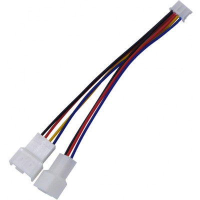 Кабель для кулера (кабель вентилятора) China 4pin-4pin/3pin, 12 см Кабель для кулера (кабель вентилятора) China 4pin-4pin/3pin, 12 см