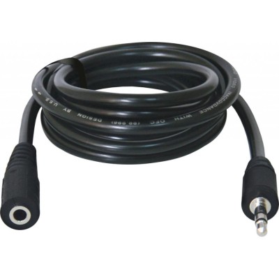 Кабель AUX (аудіоподовжувач) Defender JACK02-05 1,5 м чорний