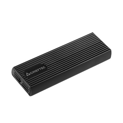 Корпус для M.2 SSD (зовнішня кишеня) Chieftec CEB-M2C-TL USB 3.2 Gen2 Type-C, чорний