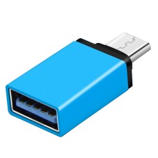 Адаптер Type-C — USB (перехідник) China OTG Blue