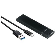 Внешний корпус для M.2 (адаптер) China Type-C USB 3.1 Gen2, 10 Гбит/с, 2 ТБ, B key, чёрный