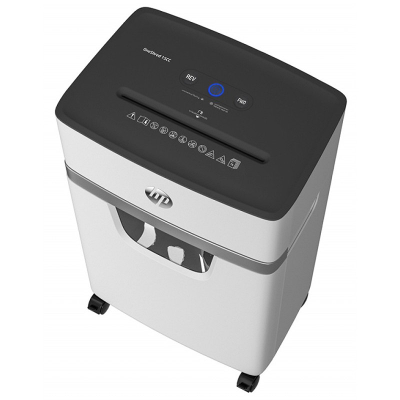 Знищувач документів (шредер) HP OneShred 15CC 15 листів, 20 л