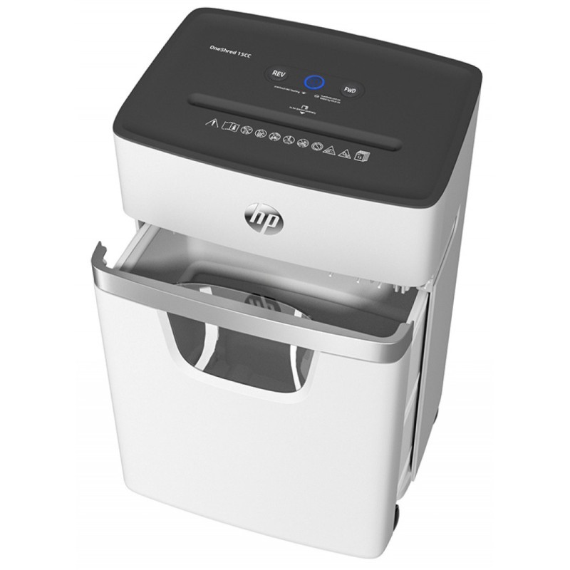 Знищувач документів (шредер) HP OneShred 15CC 15 листів, 20 л
