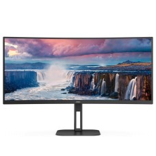 Монітор (дисплей) AOC CU34V5C/BK 34″ WQHD, 100 Гц, чорний
