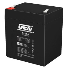 Акумулятор для ДБЖ (акумуляторна батарея) GEM Battery GS 12-5 12 В, 5 А·год