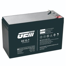 Акумулятор для ДБЖ (акумуляторна батарея) GEM Battery GS 12-7 AGM 12 В 7 А·год