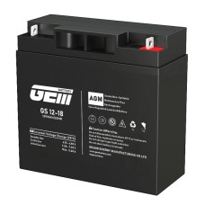 Акумулятор для ДБЖ (акумуляторна батарея) GEM Battery GS 12-18 12 В, 18 А·год