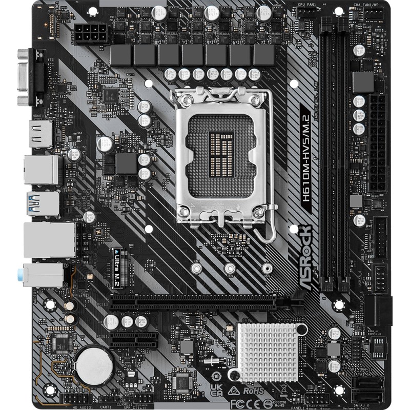 Материнська плата (системна плата) ASRock H610M-HVS/M.2 R2.0 microATX