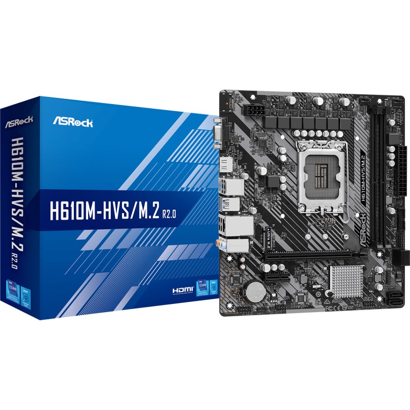 Материнська плата (системна плата) ASRock H610M-HVS/M.2 R2.0 microATX