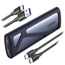 Внешний бокс для SSD (корпус для накопителя) UGREEN CM400 M.2 NVMe, серый