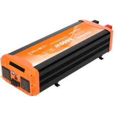 Автомобільний інвертор (перетворювач напруги) Choetech CJ5000Q-V2 2500 Вт, чиста синусоїда