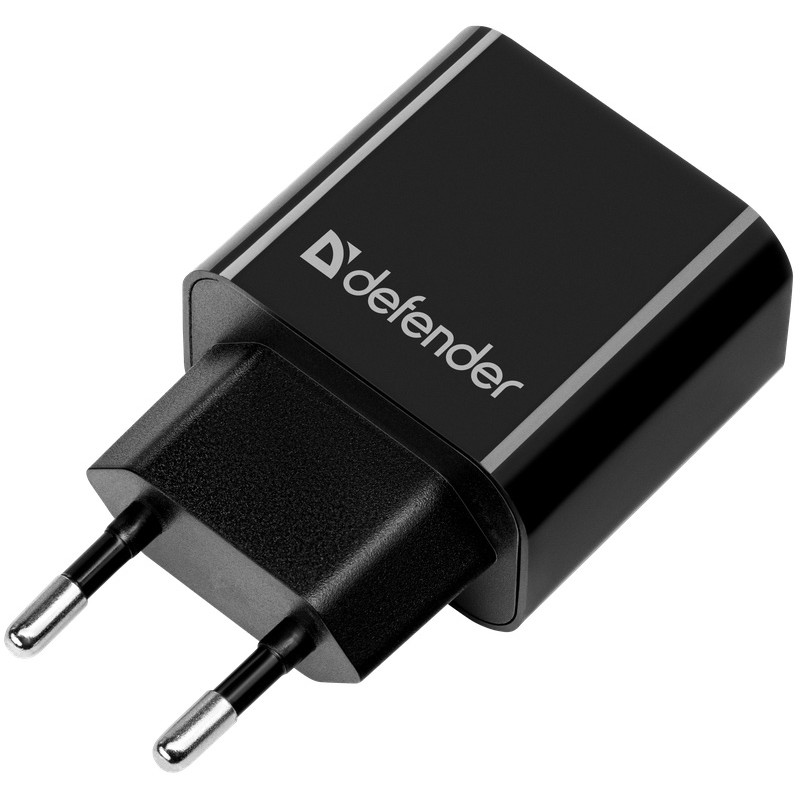 Сетевое зарядное устройство (зарядка) Defender UPC-21 12 Вт, чёрное