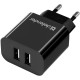 Сетевое зарядное устройство (зарядка) Defender UPC-21 12 Вт, чёрное