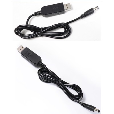 Адаптер живлення (перехідник) China USB–DC 5.5×2.1, 5 В → 9 В, 1 м