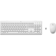 Комплект клавіатура і миша (бездротовий набір) HP 230 Wireless Mouse and Keyboard Combo білий
