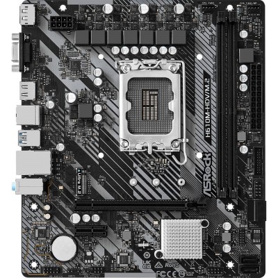 Материнская плата (системная плата) ASRock H610M-HDV/M.2 R2.0 microATX, DDR4