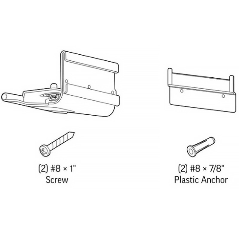 Настенное крепление (настенный держатель) Poly P15/R30 Wall Mount for Video Bar Настенное крепление (настенный держатель) Poly P15/R30 Wall Mount for Video Bar