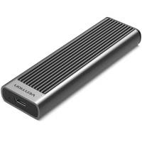 Зовнішня кишеня для SSD (корпус для накопичувача) Vention KPKH0 USB Type-C 3.2 10 Гбіт/с сіра