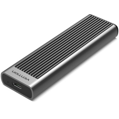 Зовнішня кишеня для SSD (корпус для накопичувача) Vention KPKH0 USB Type-C 3.2 10 Гбіт/с сіра