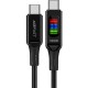 Кабель USB Type-C (USB-C — USB-C) Acefast C7-03 1,2 м, 100 Вт, з дисплеєм