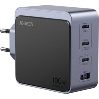 Зарядний пристрій (мережевий зарядний пристрій) Ugreen X565 100 Вт, сірий