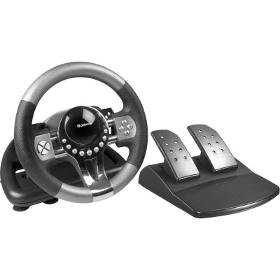 Ігрове кермо (руль для ігор) Defender Forsage USB, обертання 180°
