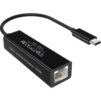 Перехідник USB-C (адаптер Ethernet) Choetech HUB-R01-BK 1000 Мбіт/с, 0,15 м, чорний