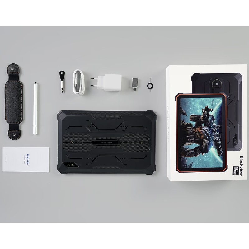 Планшет (защищённый планшет) Blackview Active 8 Pro 10,36″, 256 ГБ, чёрный/оранжевый