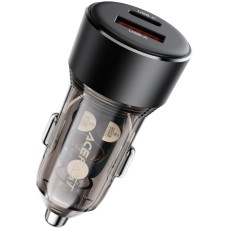 Автомобільна зарядка (автозарядний пристрій) Acefast B12 60 Вт USB-C + USB-A