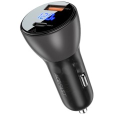 Автомобільний зарядний пристрій (автозарядка) Acefast B6 63 Вт USB-C + USB-A