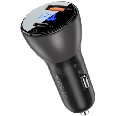 Автомобильное зарядное устройство (автозарядка) Acefast B6 63 Вт USB-C + USB-A
