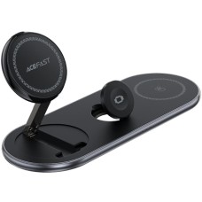 Бездротовий зарядний пристрій (зарядна станція) Acefast E19 Wireless QI 3in1 15 Вт