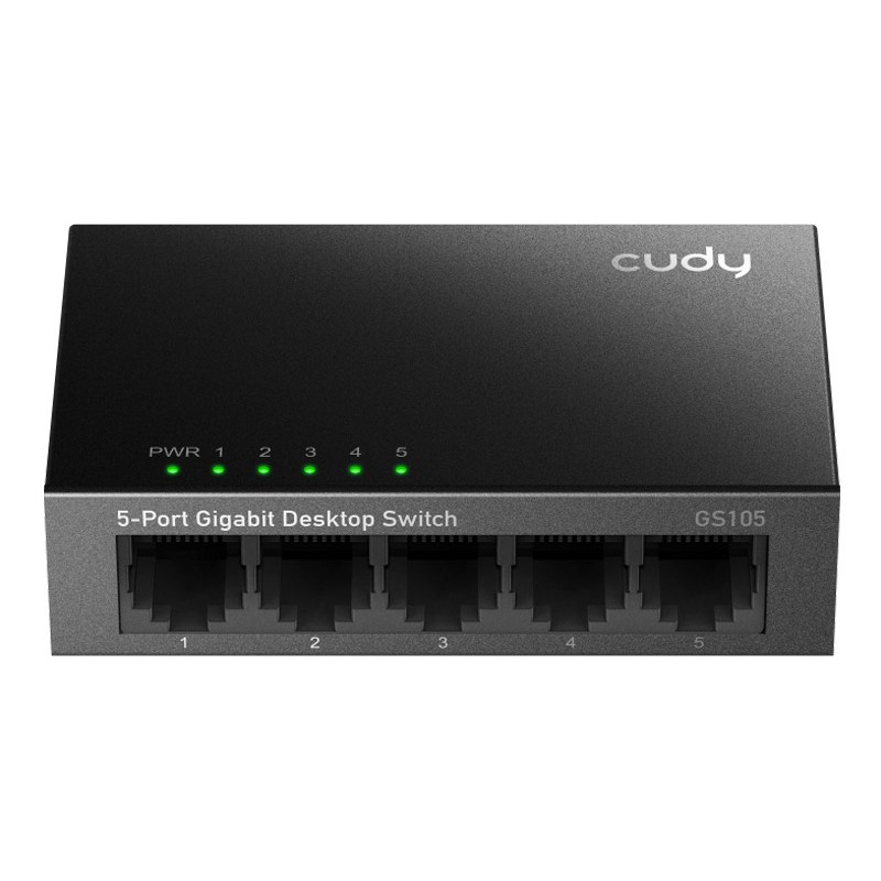 Коммутатор (сетевой свитч) Cudy GS105 5 портов Gigabit Metal Desktop