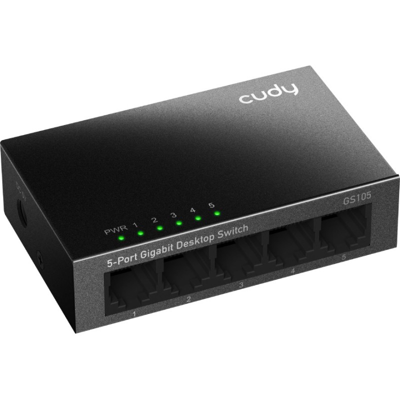 Коммутатор (сетевой свитч) Cudy GS105 5 портов Gigabit Metal Desktop