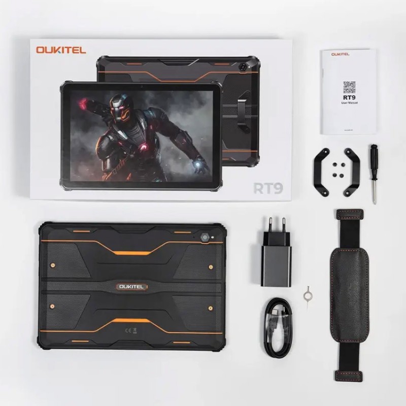 Планшет (захищений планшет) Oukitel RT9 10,1″ 6/256 ГБ LTE Orange
