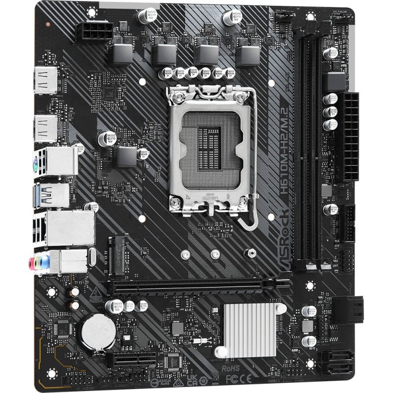 Материнская плата (системная плата) ASRock H610M-H2/M.2 mATX, DDR4 Материнская плата (системная плата) ASRock H610M-H2/M.2 mATX, DDR4