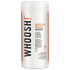 Салфетки для очистки экрана (чистящий набор) Whoosh! 70 WIPES 70 шт., микрофибра 14×14 см