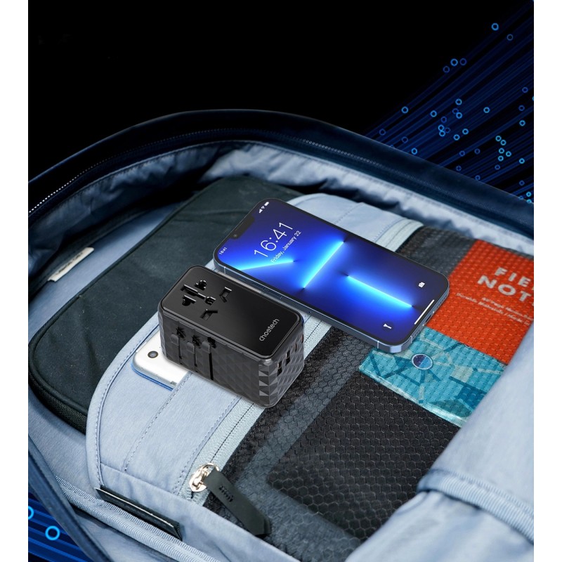 Зарядное устройство (сетевое зарядное устройство) Choetech PD6028 100 Вт, черное