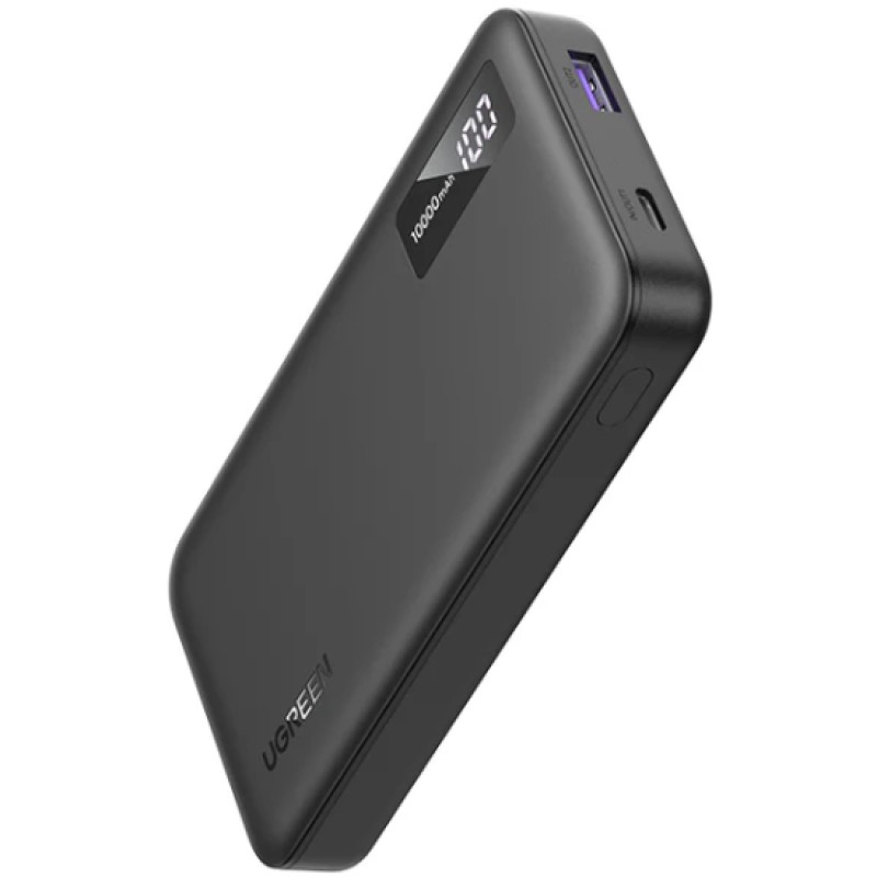 Повербанк (зовнішній акумулятор) Ugreen PB311 10000 мА·год, 20 Вт, чорний