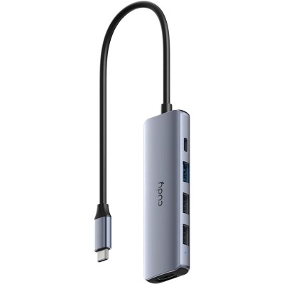 Док-станція (USB-хаб) Cudy для HDMI 4K та PD 100 Вт Док-станція (USB-хаб) Cudy для HDMI 4K та PD 100 Вт