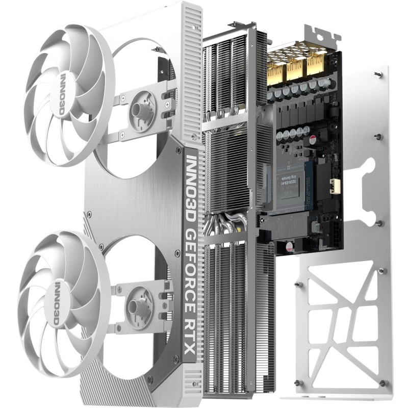 Видеокарта (графический адаптер) Inno3D GeForce RTX5070 TWIN X2 OC WHITE 12 ГБ