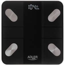 Ваги підлогові (електронні ваги) Adler AD 8186 Smart до 180 кг, чорні